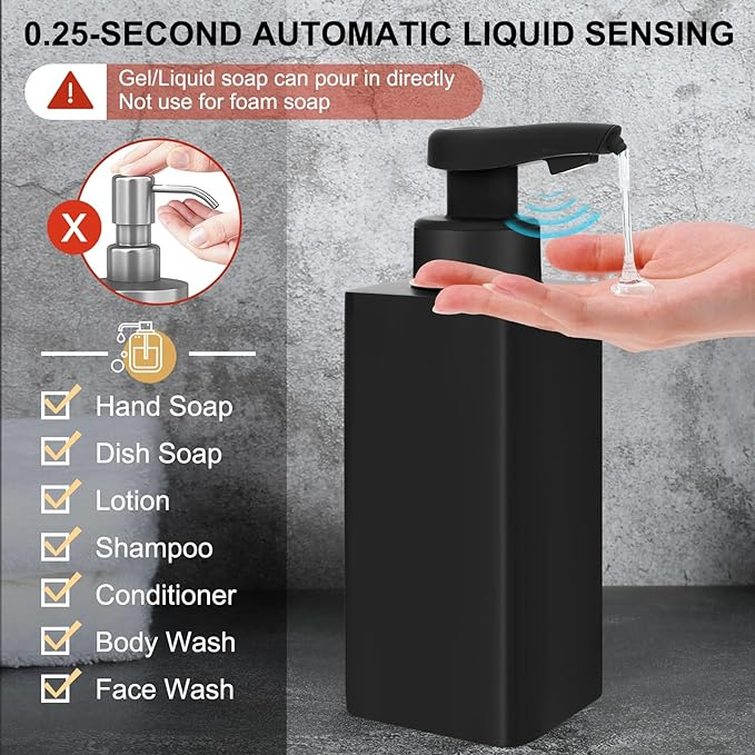 Tesrin Resin Square automatic soap dispenser