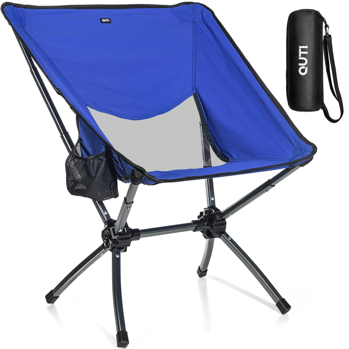 380 LBS Capacity Ultra-Compact Camping Chair | 10s Setup, Lightweight & Durable