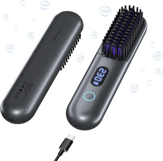 Syncosphere Wireless Hair Straightener Brush