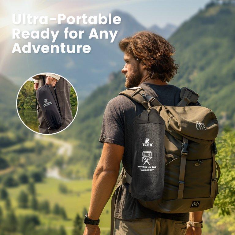 Adjustable Swivel Folding Camping Chair | 360° Rotatable, Sturdy & Ultra-Compact