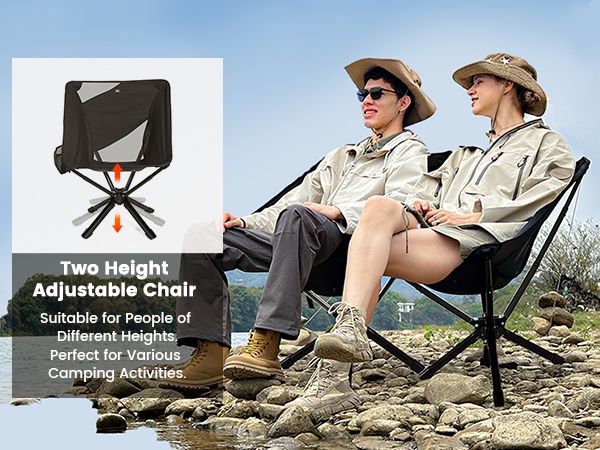 Quick-Fold Adjustable Camping Chair