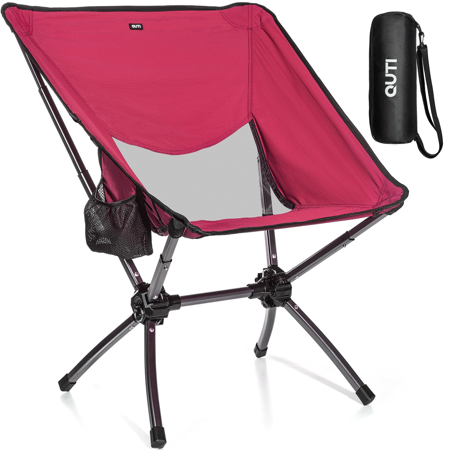 380 LBS Capacity Ultra-Compact Camping Chair | 10s Setup, Lightweight & Durable