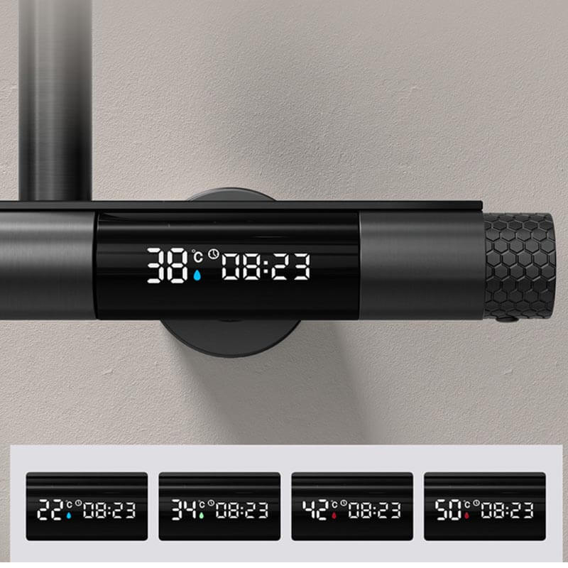 Tesrin TS-S109 Thermostatic Shower System with Three Functions